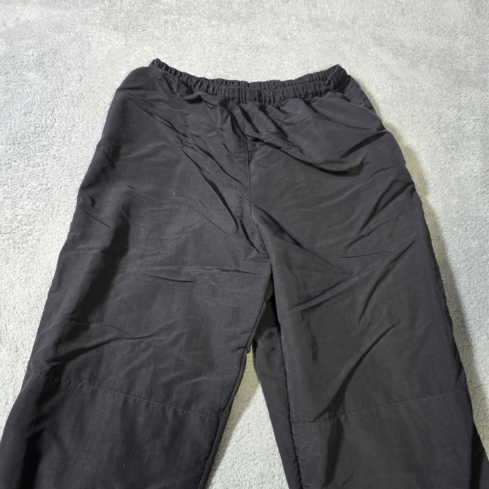 Skilcraft Mens Large Long IPFU Army Training Pants Black Windbreaker Nylon Track